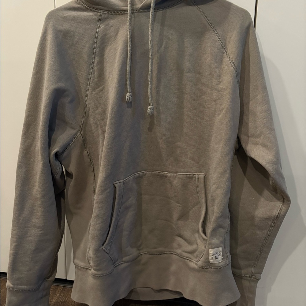 Madewell Gray Hoodie Relaxed Fit Sweatshirt